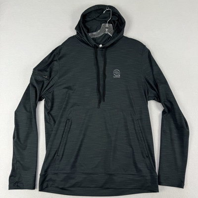 Loki Gear Sun Hoodie T Shirt Mens Medium Black Long Sleeve UPF 50+ Solar Hiking