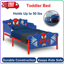 Delta Children Spidey  His Amazing Friends 3D Toddler Bed, Blue, JPMA Certified