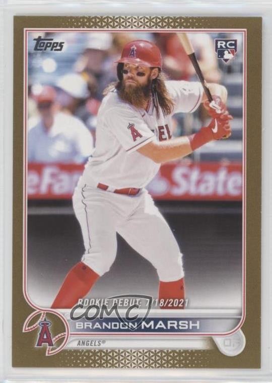 2022 Topps Update Rookie Debut Gold 1974/2022 Brandon Marsh #US35 uk2