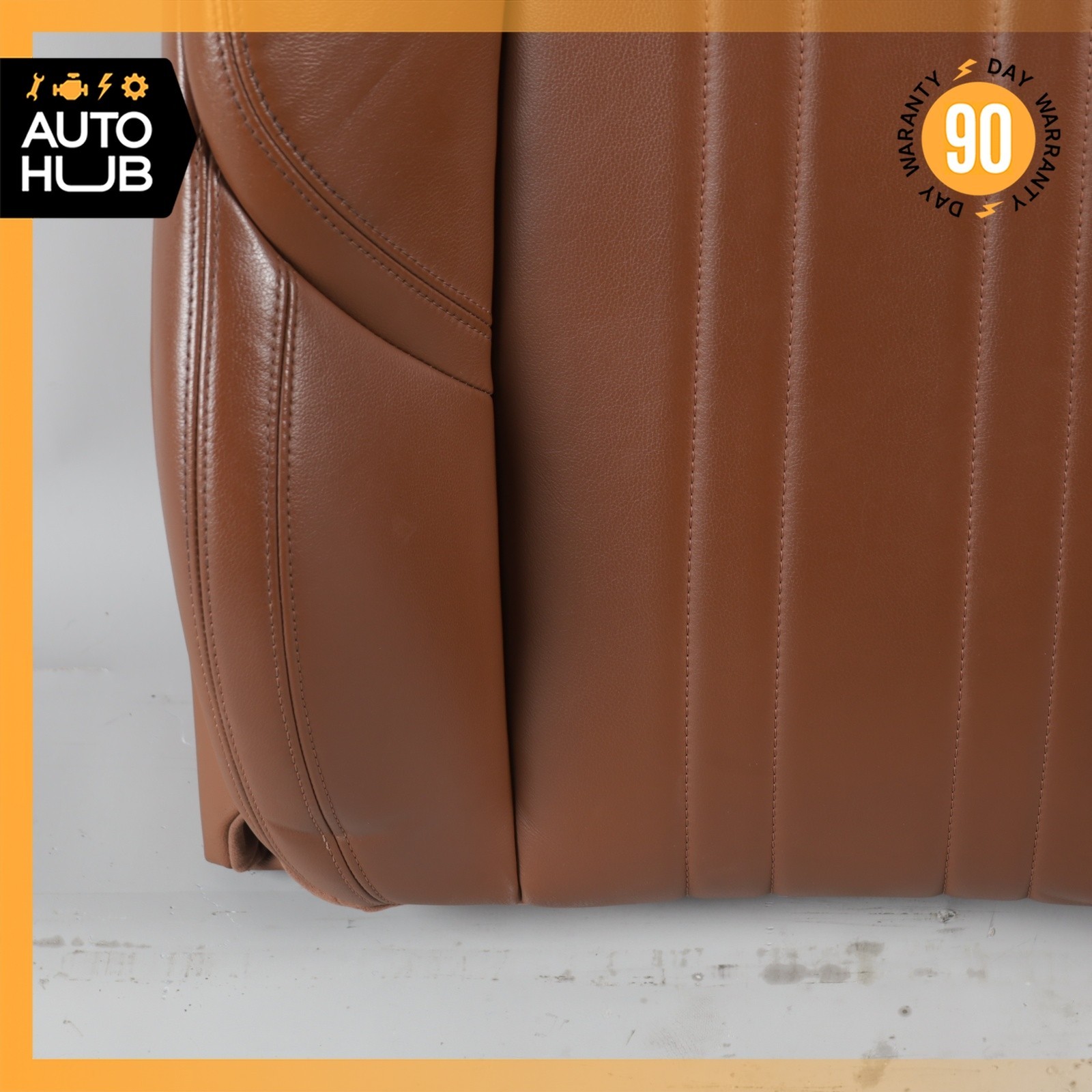 14-17 Maserati Ghibli M157 Front Left Top Upper Seat Cushion Brown OEM 68k