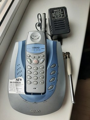 Used ''SENAO SN-258 PLUS NEW-1 E22'' Long Range Distance Cordless Telephone