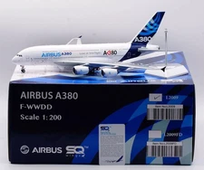 SQ Wings L2009 Airbus Industries A380-800 House F-WWDD Diecast 1/200 AV Model
