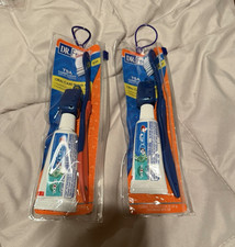 Travel Toothbrush Crest Scope Toothpaste Kits Lot of 2