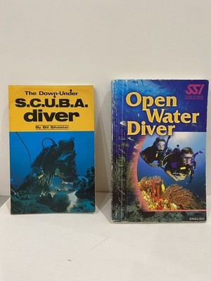 Diving SSI Open Water Diver Manual  & The Down under Scuba Diver Bill Silvester