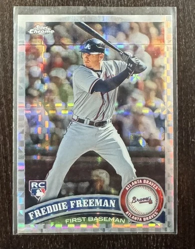Freddie Freeman 2011 Topps Chrome Freddie Freeman #173 Rookie