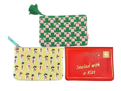 Ipsy Glam Bag Lot 3 Cosmetic Holder Purse Accessory Organizer Sealed W A Kiss