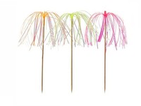 1000 Deko Picker 15,5 Cm Neon Feuerwerk Palme Eisdekoration Cocktail
