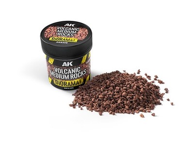AK-8305 AK Interactive Volcanic Medium Rocks 100ml