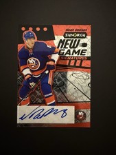 2024-25 Upper Deck Synergy Sygnatures Red Backcheck /49 Noah Dobson Auto