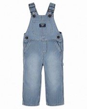 OshKosh B Gosh 2T Hickory Stripe Railroad Bib Overalls Toddler Engineer Denim