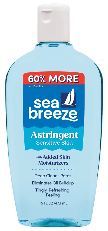 (2 Pack) Sea Breeze Astringent for Sensitive Skin and Redness, 16 fl oz - Image 2 of 4