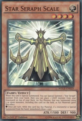 Star Seraph Scale - WSUP-EN019 - Super Rare - 1st Edition - Near Mint