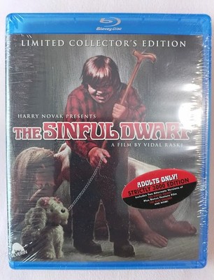 THE SINFUL DWARF Limited Collectors Edition Blu-ray Severin Dwarfsploitation NEW