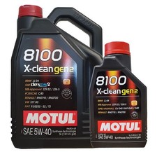Motul 8100 X-clean gen2 5W-40 6 Liter BMW LL04 dexos2 MB 229.52  Motoröl