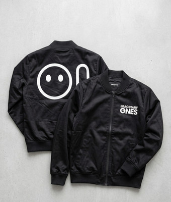 Imaginary Ones merchandise IO Black Cotton Bomber Jacket M 44 -46 chest