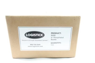 Box Of 500 Logistick BKB6 Phosphated Buckle 3/4in