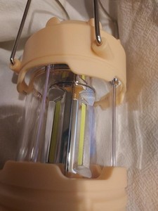 Bright Ease Mini Lantern w/ Spotlight Unused in Box  Peach