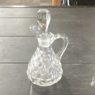 Fostoria American Pattern Cruet w/ Handle Spout & Stopper 2pc