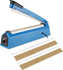 Impulse Heißsiegelgerät 300 mm Plastiktüte Verschließmaschine manuell 400 W