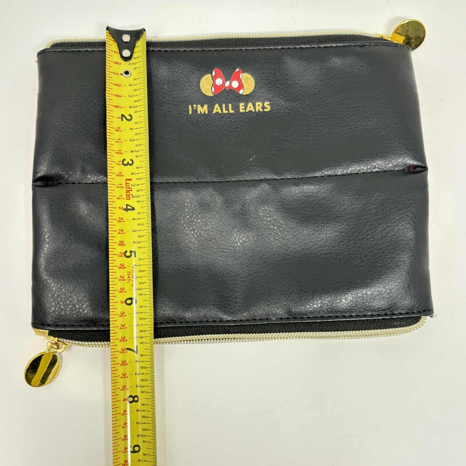 Disney Minnie Mouse Lady Change Purse Cash Wallet I'm All Ears Pencil Case