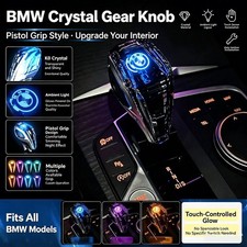 Crystal Touch Motion Activated Led Car Gear Shift Knob Shifter For Bmw X5 X6 X7