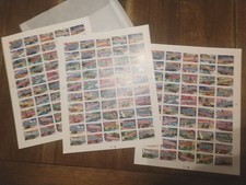 2001 USPS Greetings from America 34¢ Stamp Sheet Full Pane 50 States Lot Of 3 