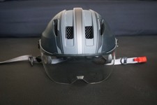 CRATONI Fahrradhelm grau mit Licht und Brille Linsen Unisex Gebraucht