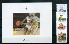 148709) Olympische Spiele Portugal Nr. 1936-1939 + Block 91 **, Barcelona