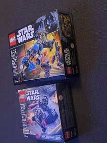 💥LEGO STAR WARS Bounty Hunter Speeder Bike Battle Pack 75167 & 75161 Tie Strike
