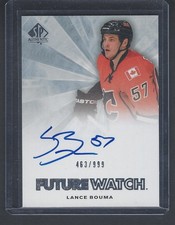 2011-12  SP Authentic Future Watch LANCE BOUMA  Rookie Auto #463/999