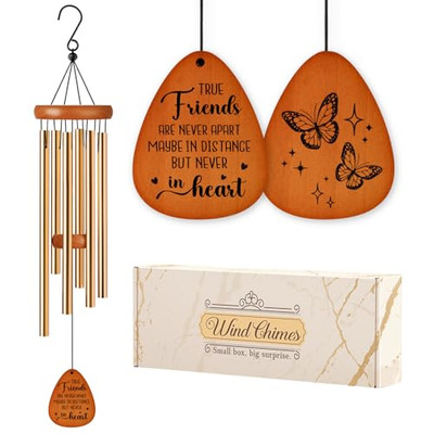  Gifts for Best Friend Women Men, Best Friend Wind Chimes, Birthday Gifts for 