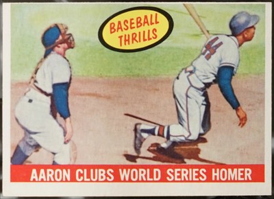 1959 Topps #467 Hank Aaron Baseball NM