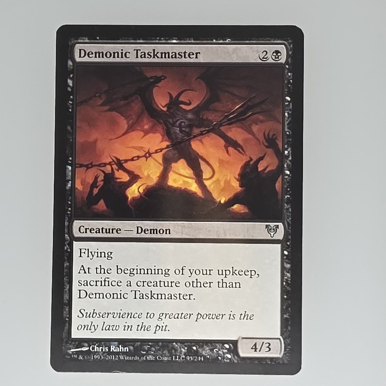 Avacyn Restored #95 Demonic Taskmaster