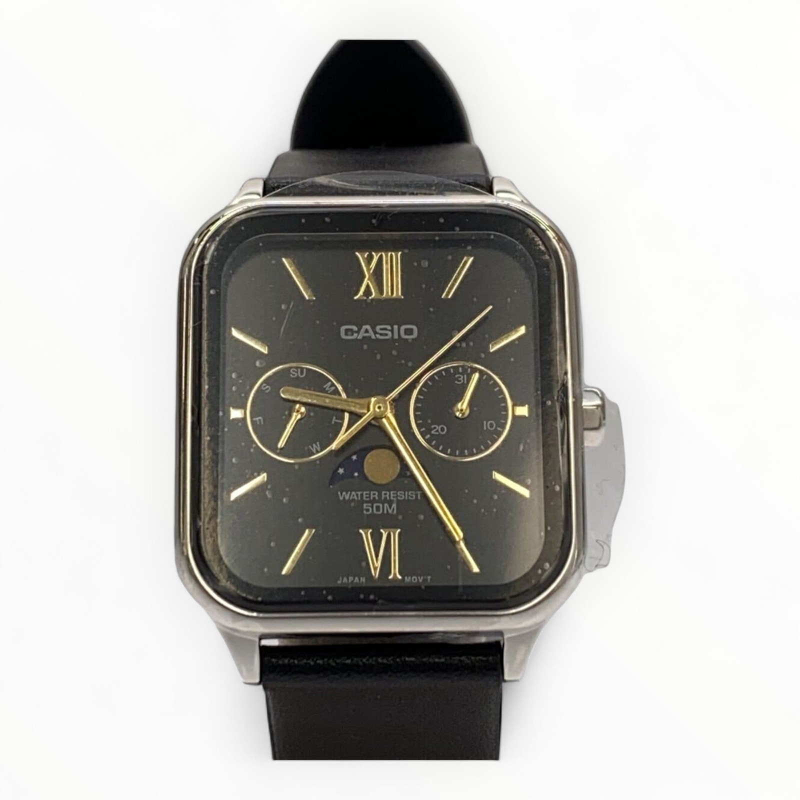 CASIO Quartz Watch Black MTP-M305 Authentic Men H:1.73” W:1.42” 9195