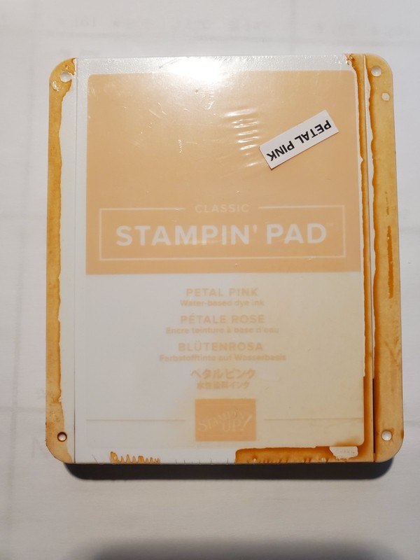 Stampin' Up ink pad Brand New --PETAL PINK