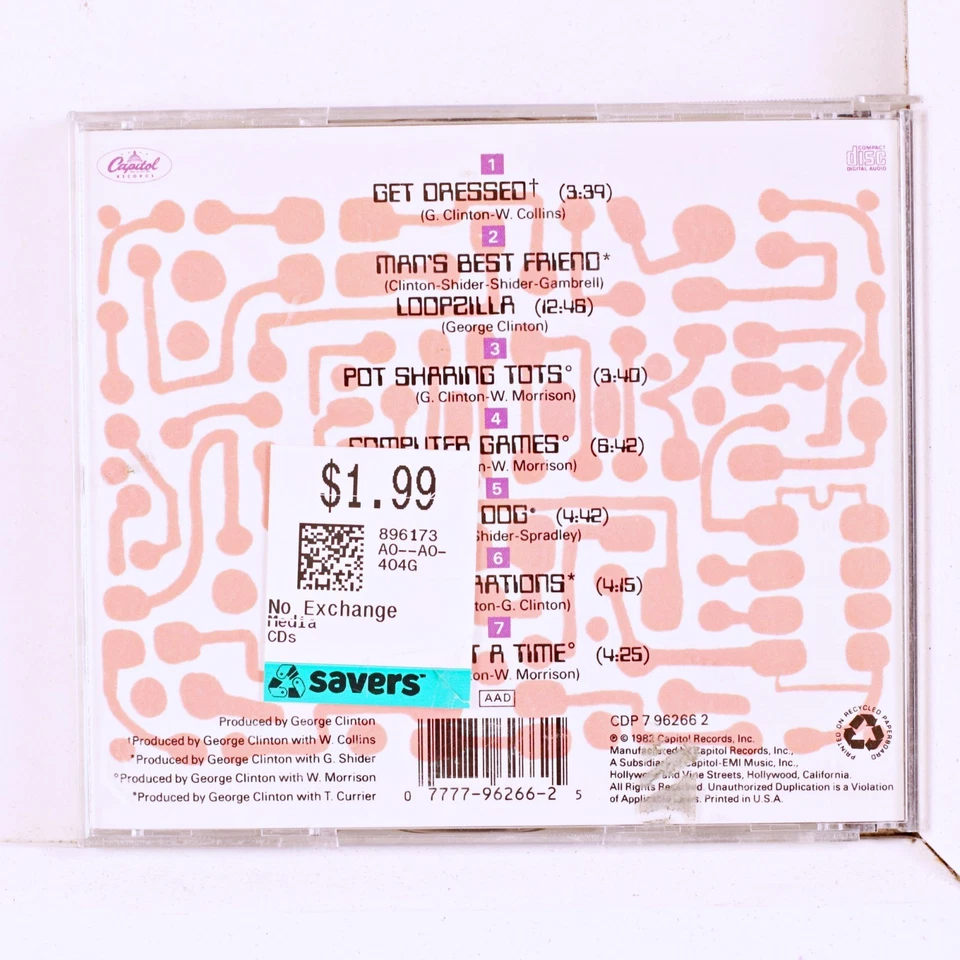 George Clinton - Juegos de ordenador (CD 1982) Foto 2 de 2