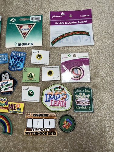 Lot Of 32 Girl Scout Patches & Pins - Picture 5 of 12