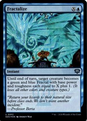 Fractalize 51 Foil Secrets of Strixhaven Uncommon