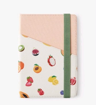 Typo Dot Arlow A5 Journal / Notizblock - Obstsalat Design - elastische Verschlüsse