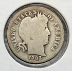 1903  10C Barber  SILVER Dime