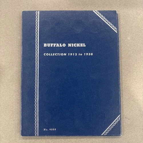 1913-1938 Buffalo Nickel Partial Set (51 Coins) - Fine+ Grades - 1924-S Semi-Key
