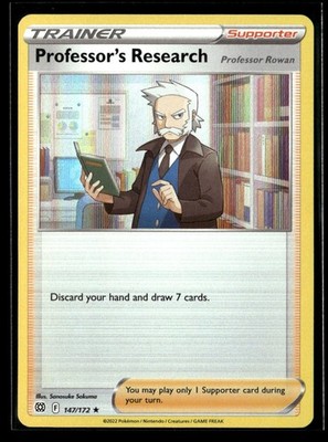 Professor's Research 147/172 Holo SWSH09: Brilliant Stars NM EN-472