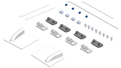 Multiplex Kleinteilesatz mit Motorträger FunRacer / 1-00628