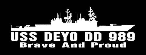 USS DEYO DD 989 Silhouette Decal U S Navy USN Military - Picture 3 of 5