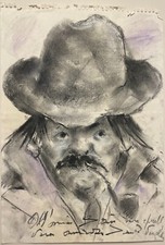 SANDRO VANGELLI  1902-1981  2 DISEGNI ANNI 40/50 SCUOLA ROMANA