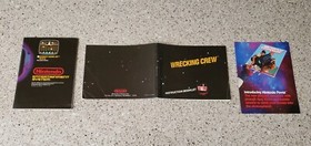 Wrecking Crew Nintendo NES Hang Tab BLACK BOX 5 Screw Complete CIB Non Rev-A Lot
