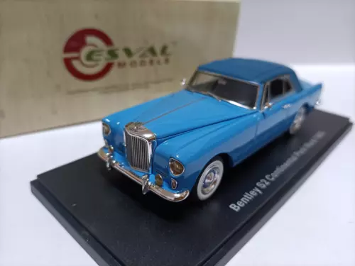 Esval 1/43 Continental Limousine Resin Car Model Bentley S2 Pard Ward 1962 Blue - Picture 1 of 6