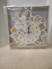 Vintage Trend Lab Dr. Seuss Wall Clock, Multi, What Pet Should I Get?