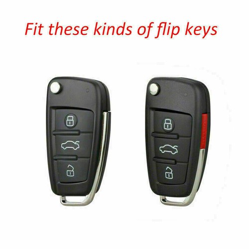 Auto Schlüssel Hülle Schutzhülle Key Cover Case Für Audi A1 A3 Q3 Q7 - Bild 3 von 16