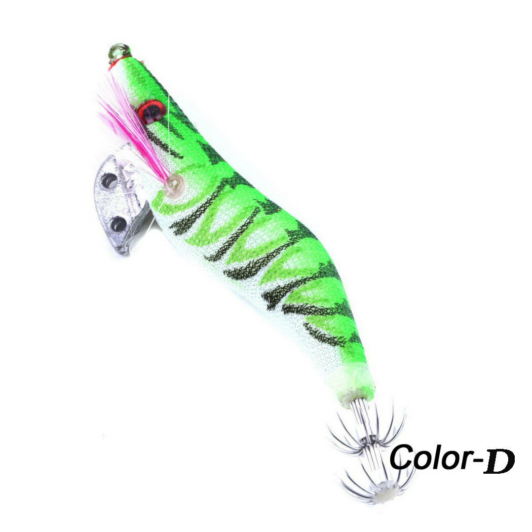 5PCS Fishing Squid Jigs 11g Saltwater Lures Luminous Squid Bait Jig Hooks 2.5# - Image 9